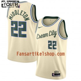 NBA Milwaukee Bucks Trikot Khris Middleton 22 Nike 2019-2020 City Edition Swingman - Kinder